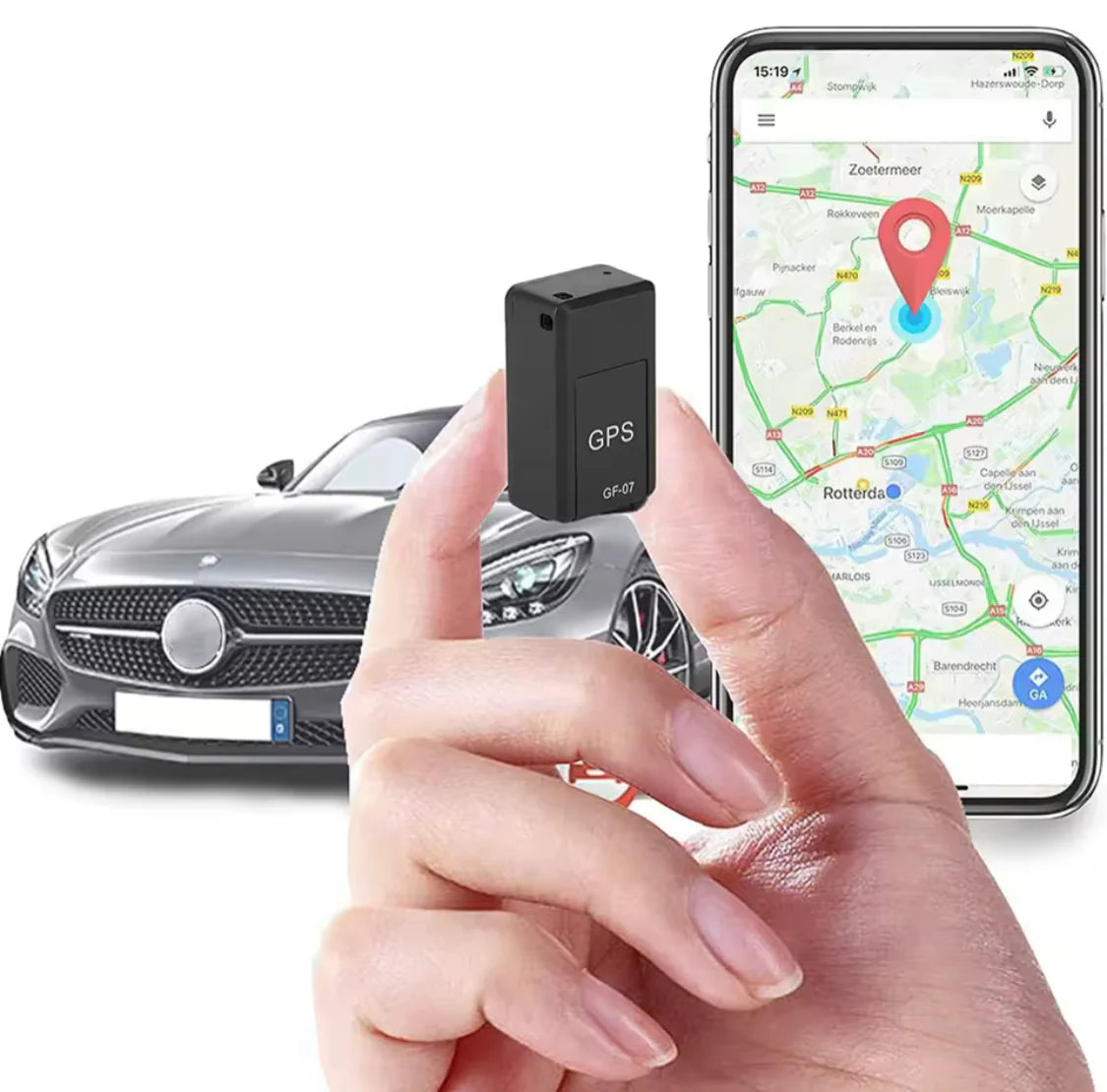 Real-Time GPS Tracker Mini Anti-Theft Tracking Device with Live Location & Geo-Fencing