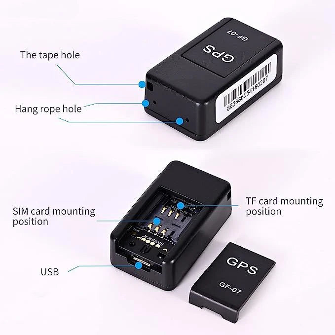 Real-Time GPS Tracker Mini Anti-Theft Tracking Device with Live Location & Geo-Fencing